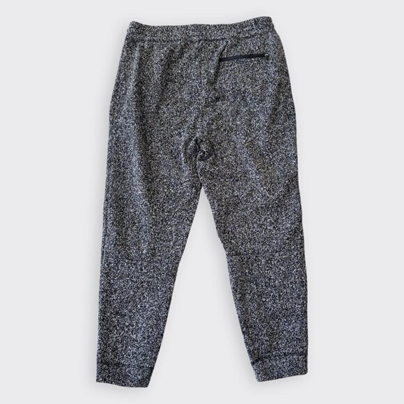 Brooklyn Cloth Men’s Fleece Jogger Sweatpants Black/White Zip Pockets Size L - Picture 7 of 13